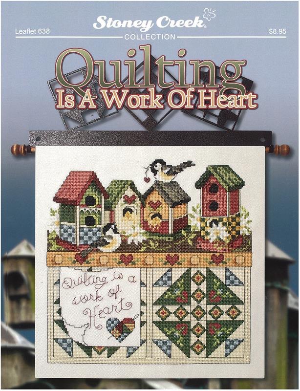 Quilting Is A Work Of Heart - Cross Stitch Pattern