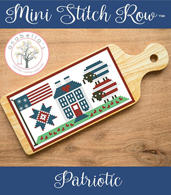 Mini Stitch Row Patriotic - Cross Stitch Pattern