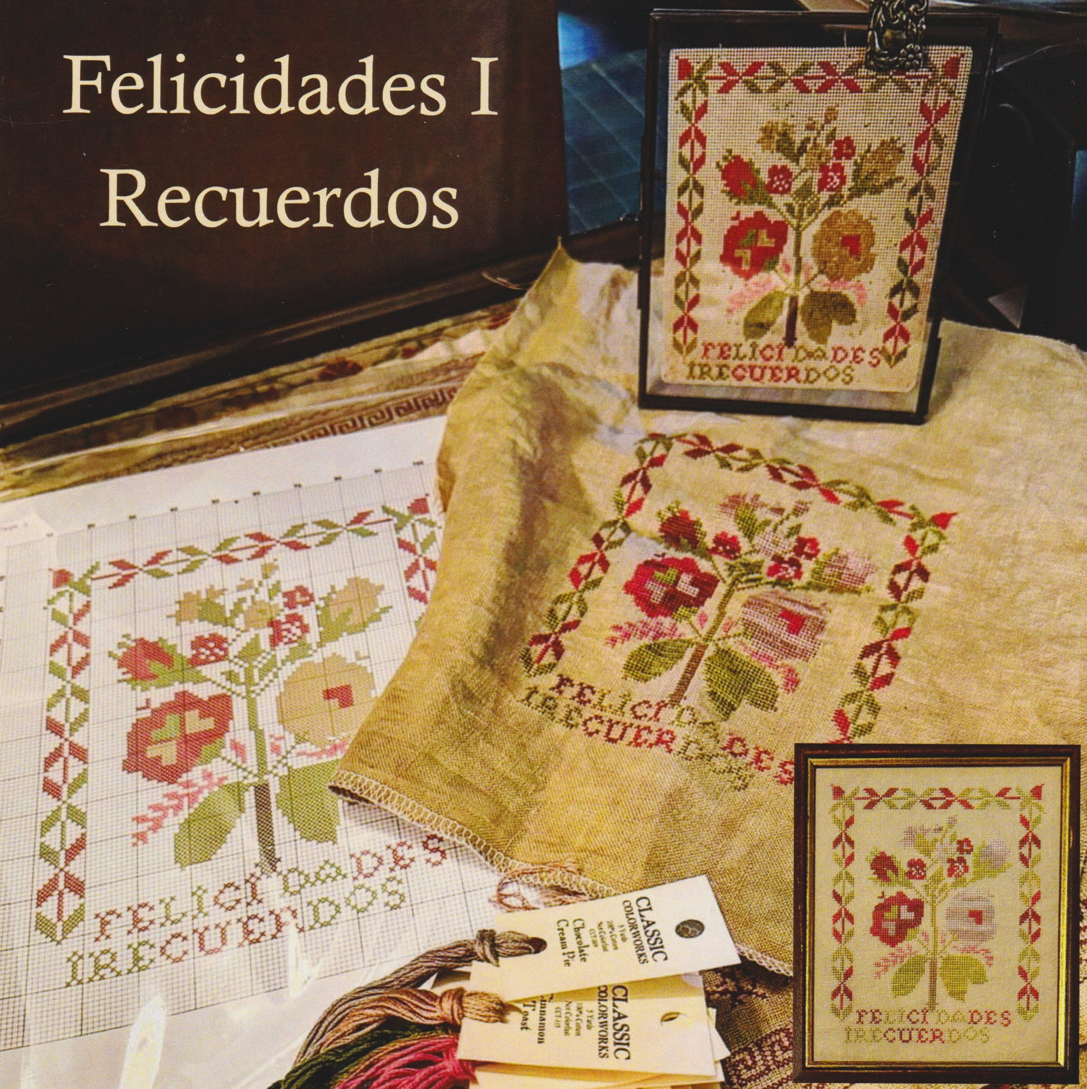Felicidades I Recuerdos - Cross Stitch Pattern