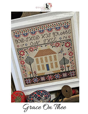 Grace on Thee  - Cross Stitch Pattern