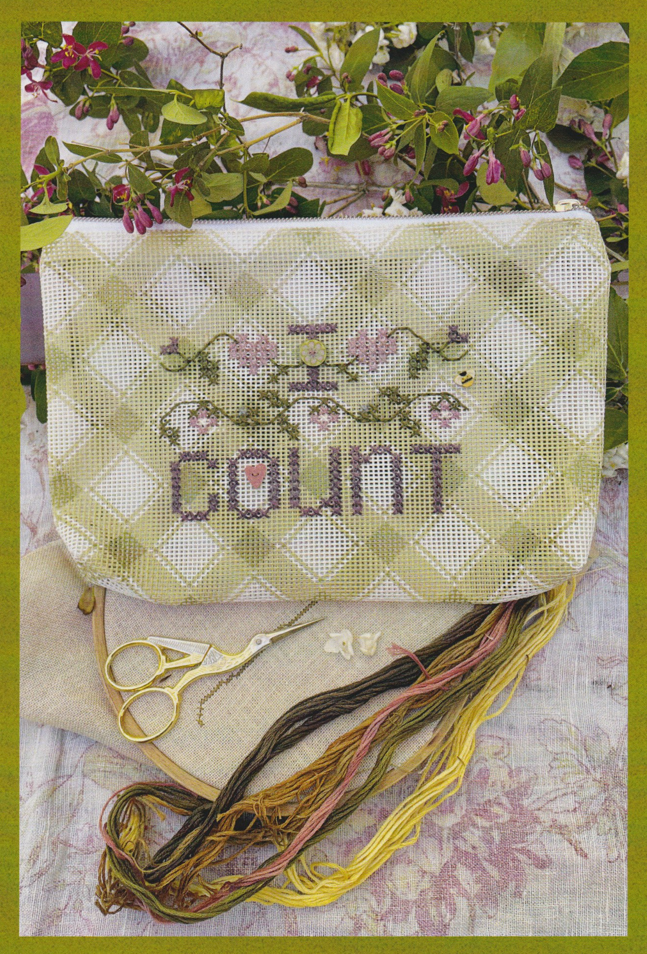 I Count Mini Bag - Cross Stitch Pattern