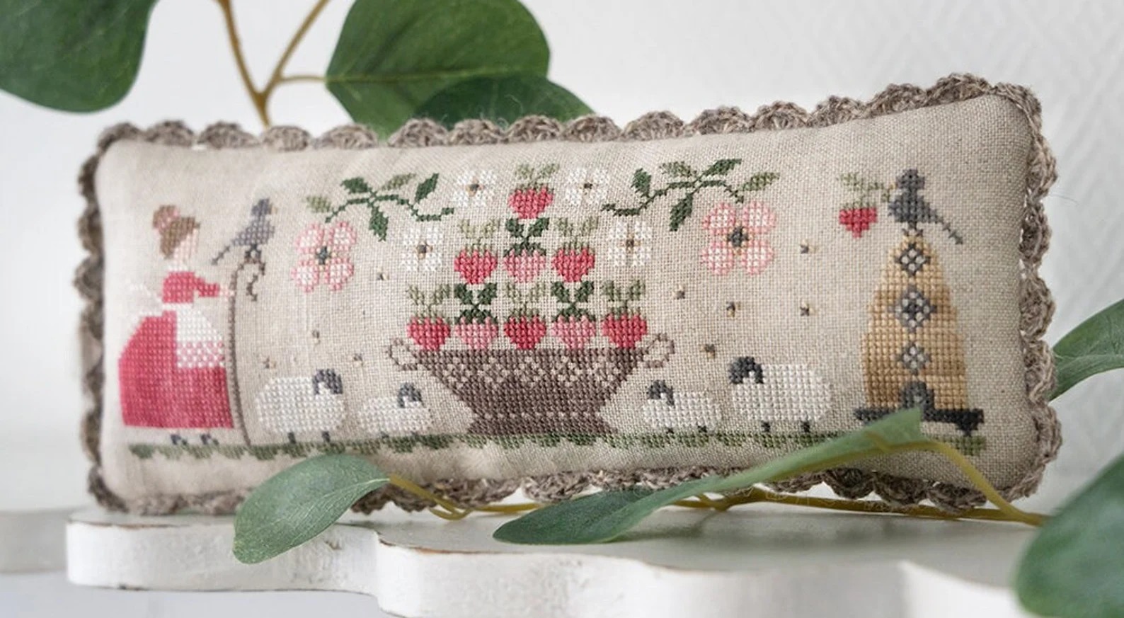 Une Bergere Au Printemps - Cross Stitch Pattern