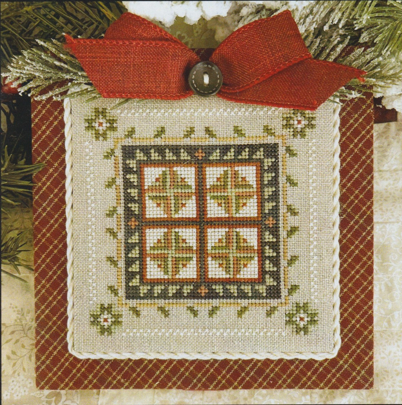 Log Cabin 5 Quilt - Cross Stitch Pattern