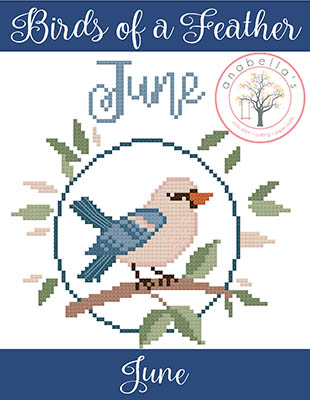 Birds Of A Feather - June - Cross Stitch Pattern