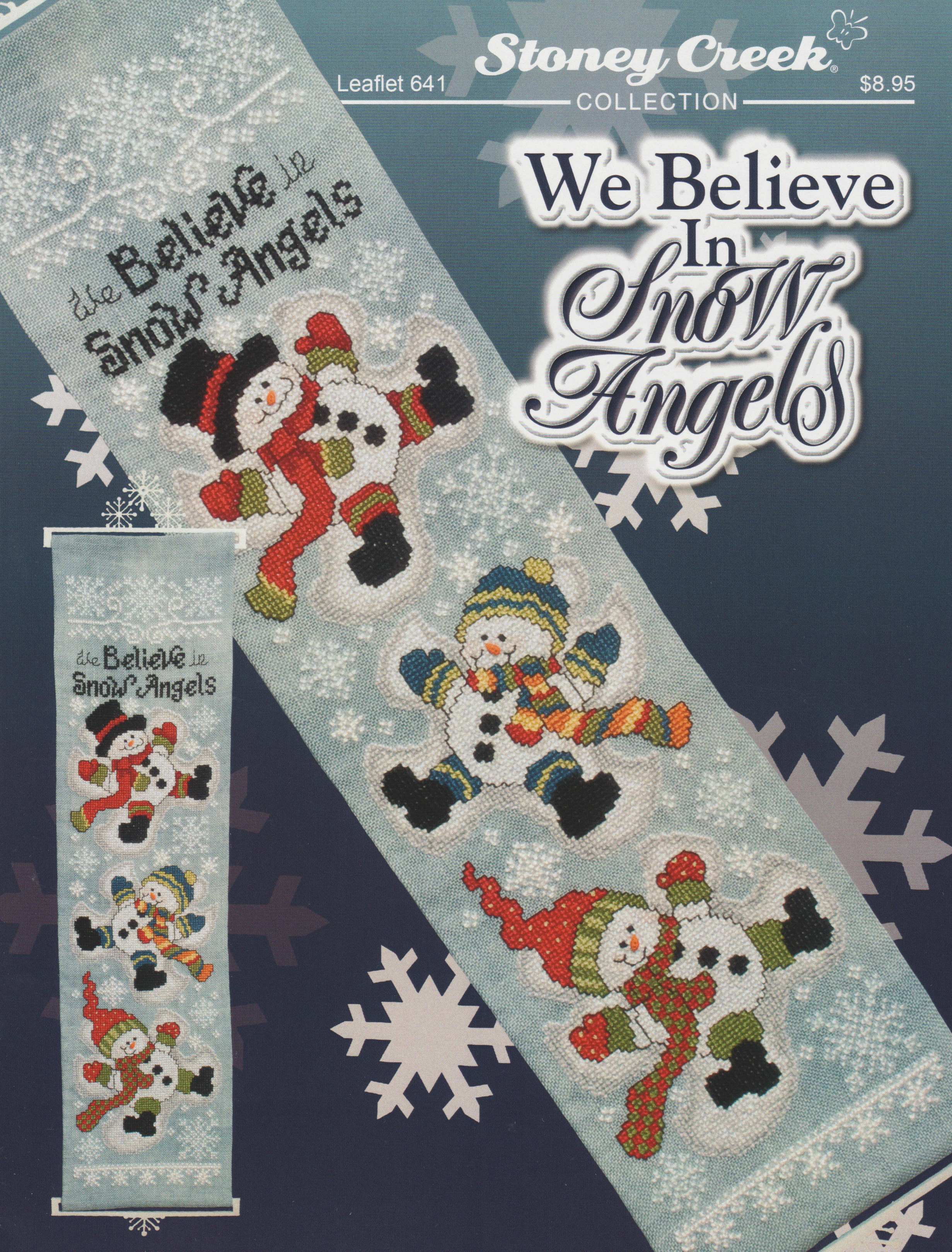 We Believe In Snow Angels - Christmas Cross Stitch Pattern