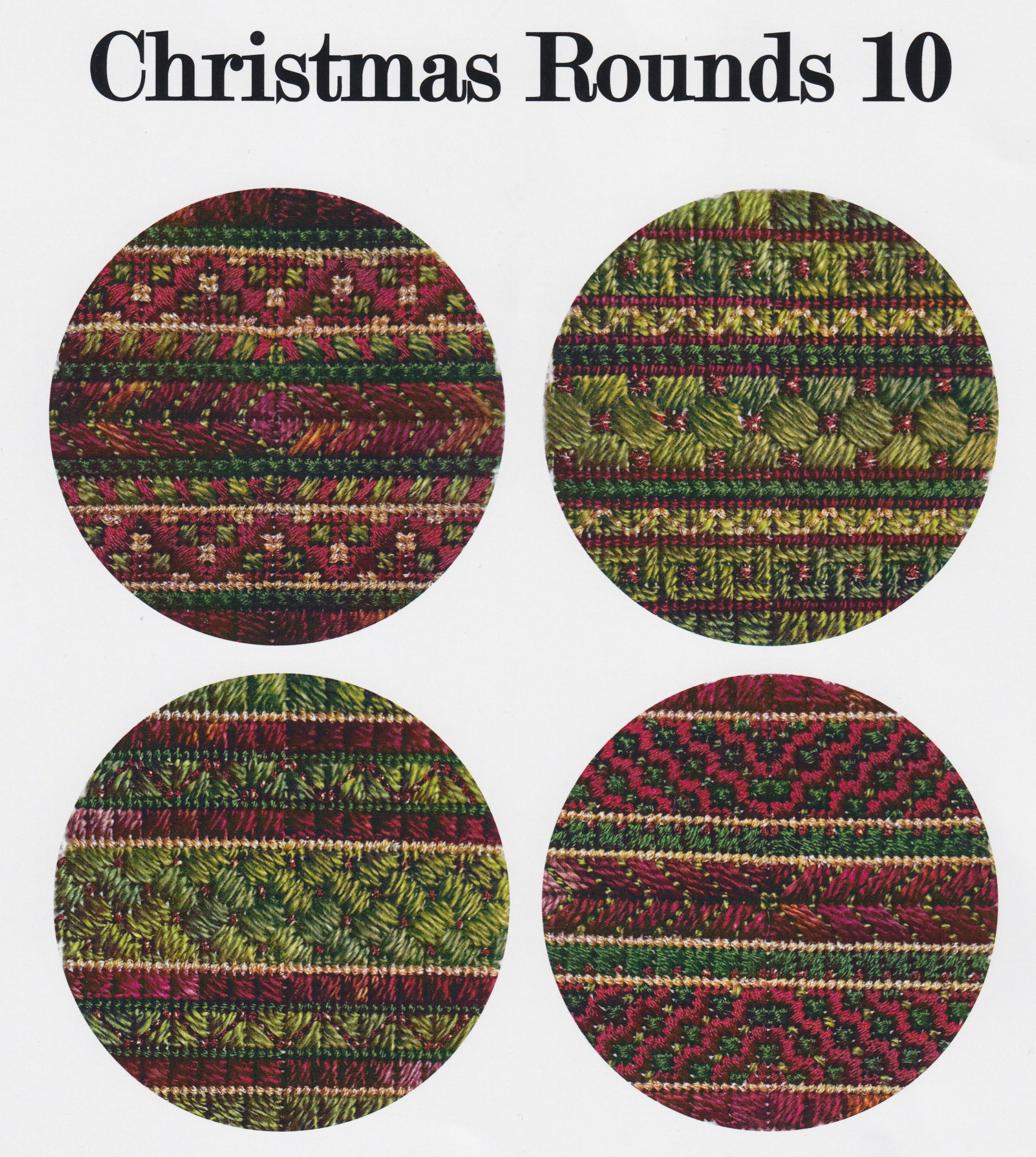 Christmas Rounds 10 - Needlepoint Pattern