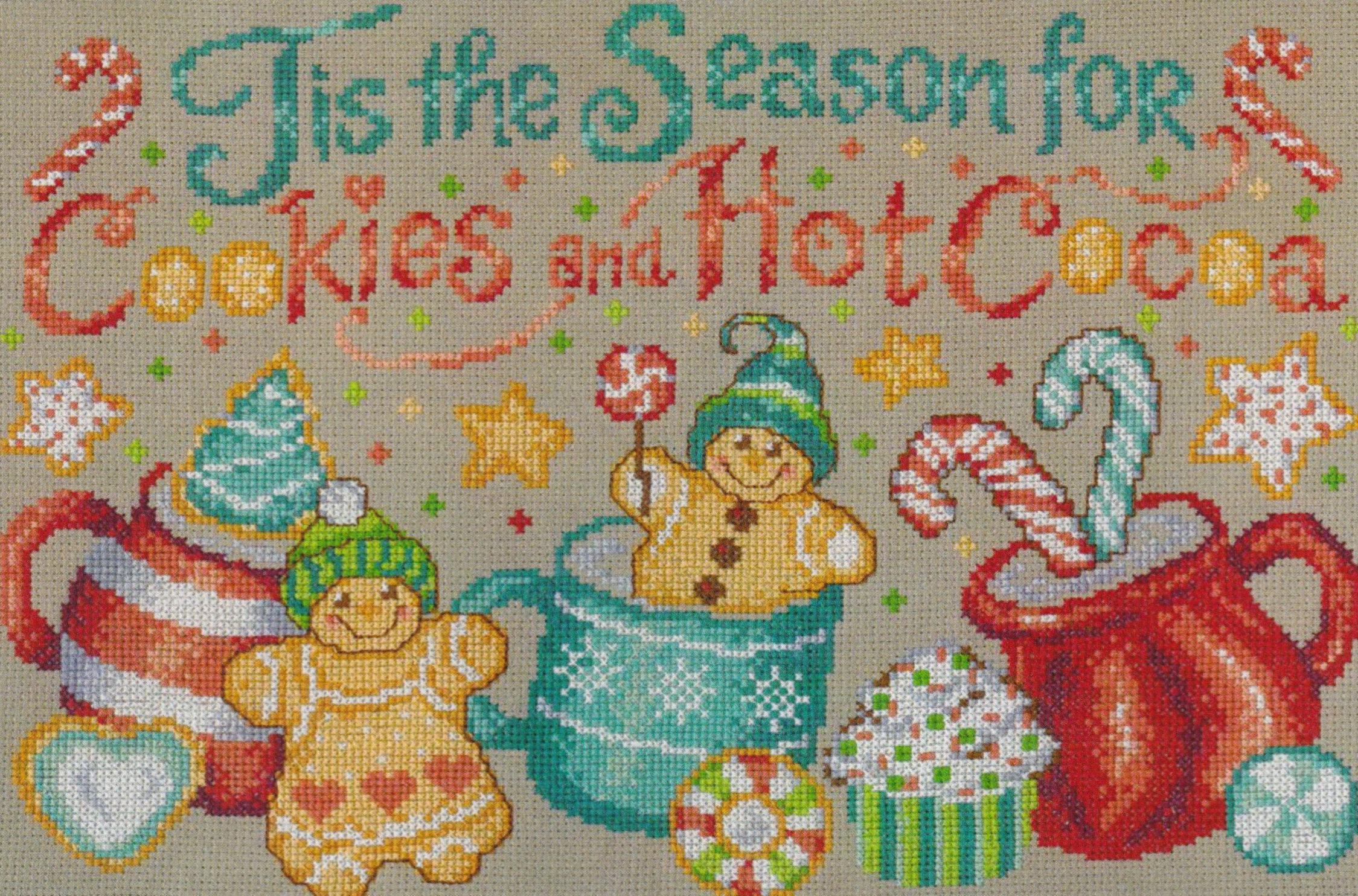 Hot Cocoa Season - Christmas Cross Stitch Pattern