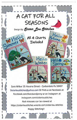 Cat For All Seasons - Cross Stitch Pattern