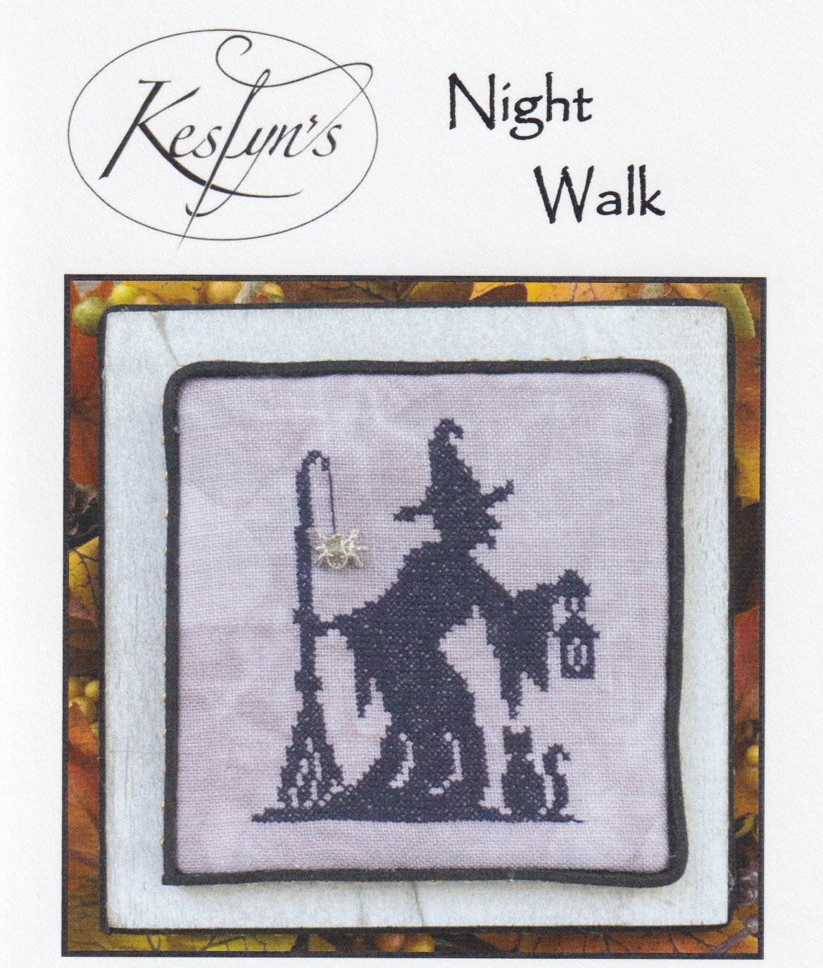 Night Walk - Halloween Cross Stitch Pattern