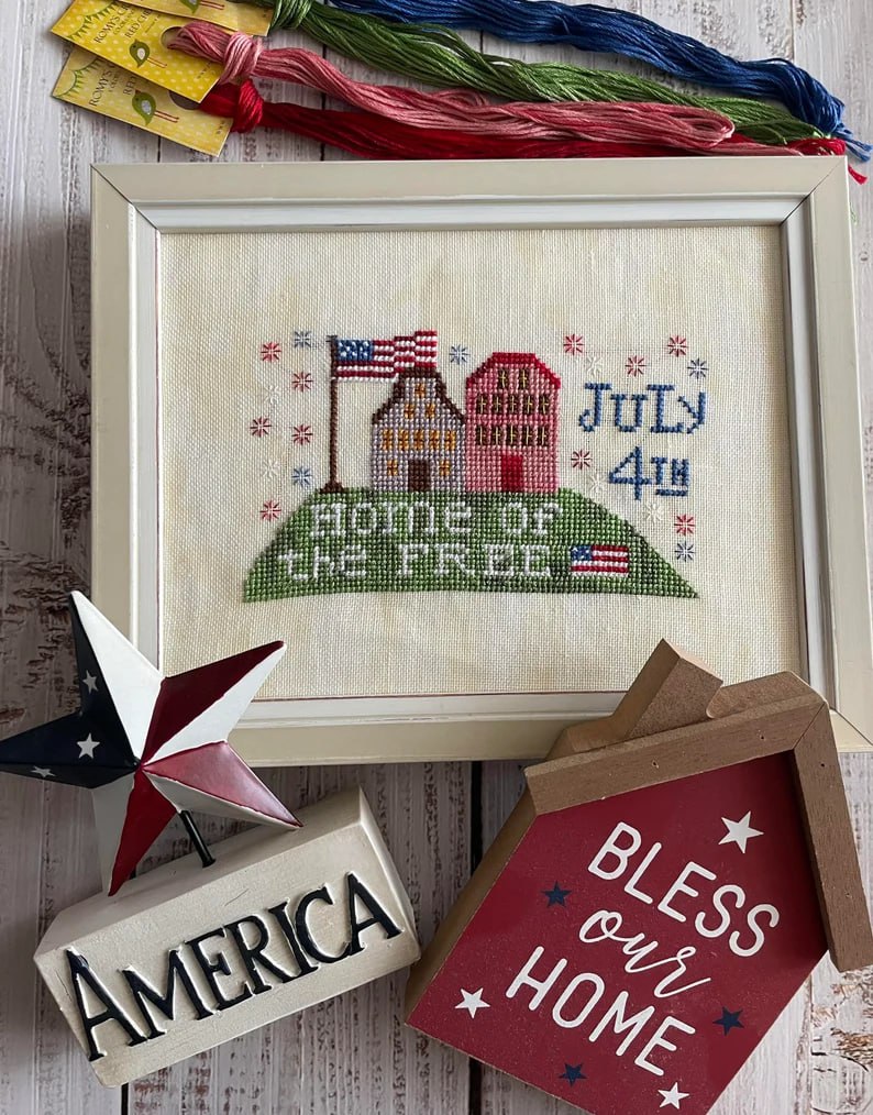 July 4th 2024 - Cross Stitch Pattern