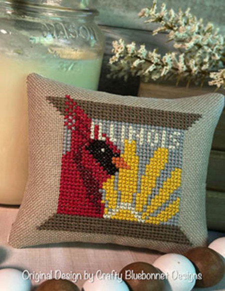 Illinois State Spool - Cross Stitch Pattern