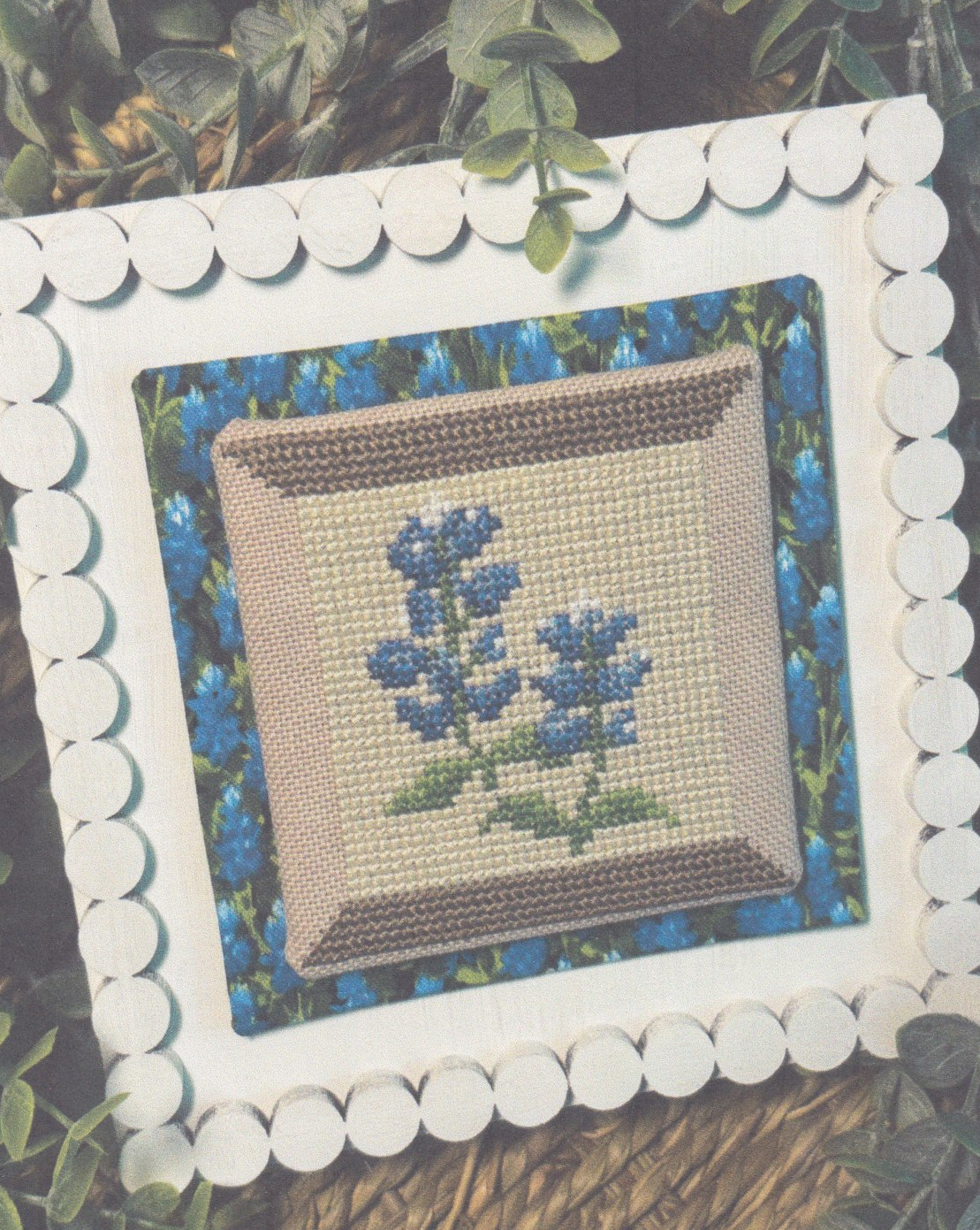 Bluebonnet Spool - Cross Stitch Pattern