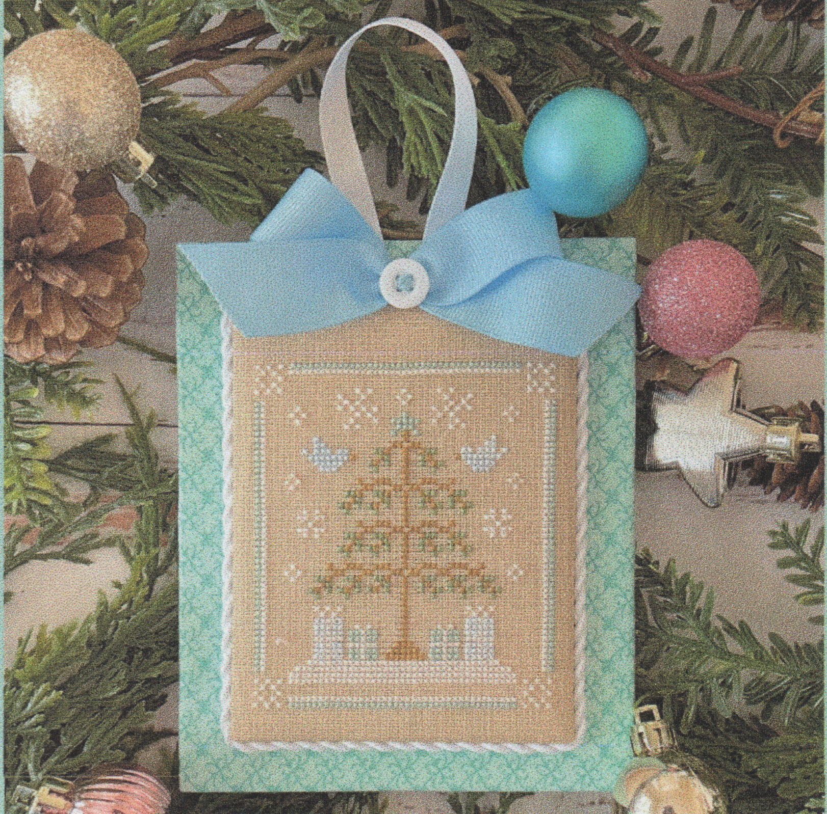 Pastel Collection 8 - Frosty Christmas - Cross Stitch 