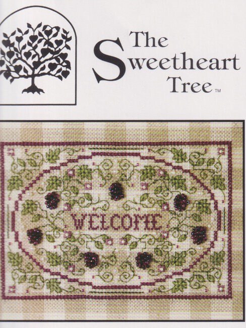Blackberry Welcome - Cross Stitch Pattern