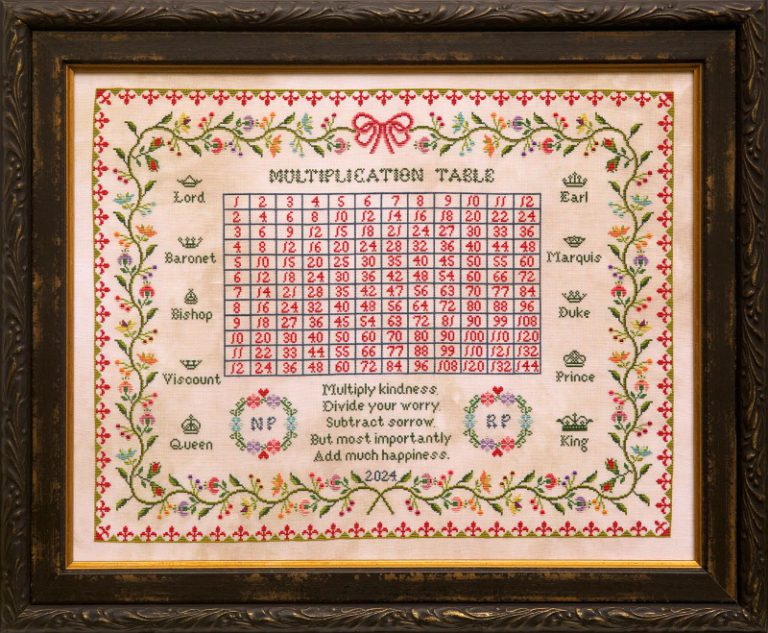 Multiply Kindness - Cross Stitch Pattern