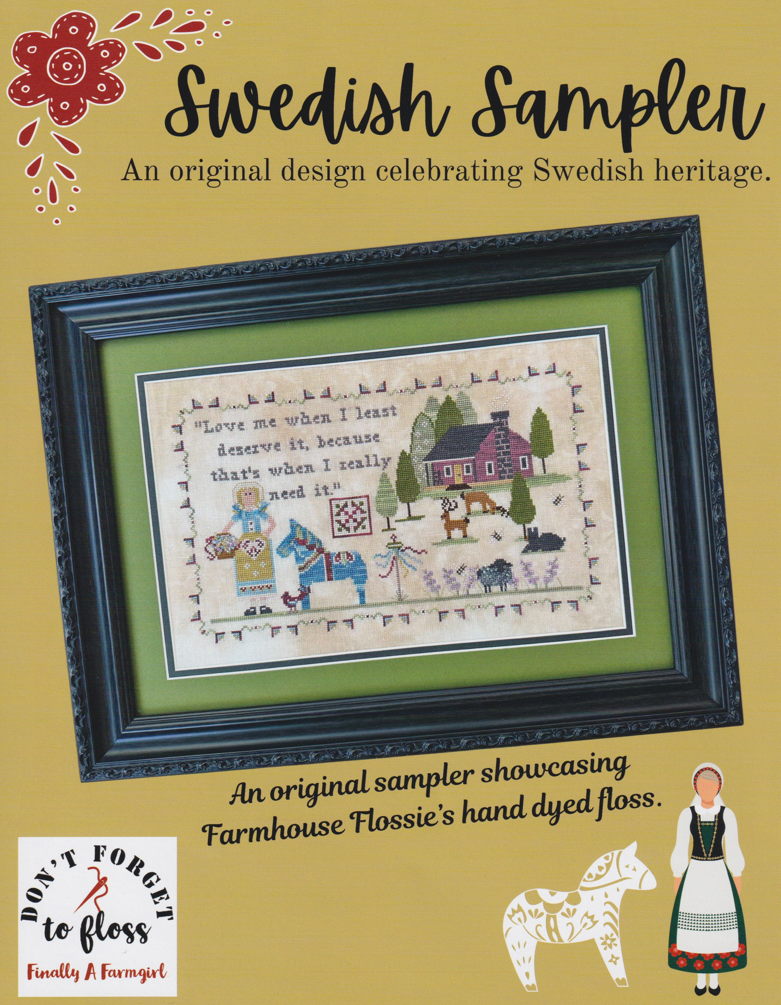 Swedish Sampler - Cross Stitch Pattern