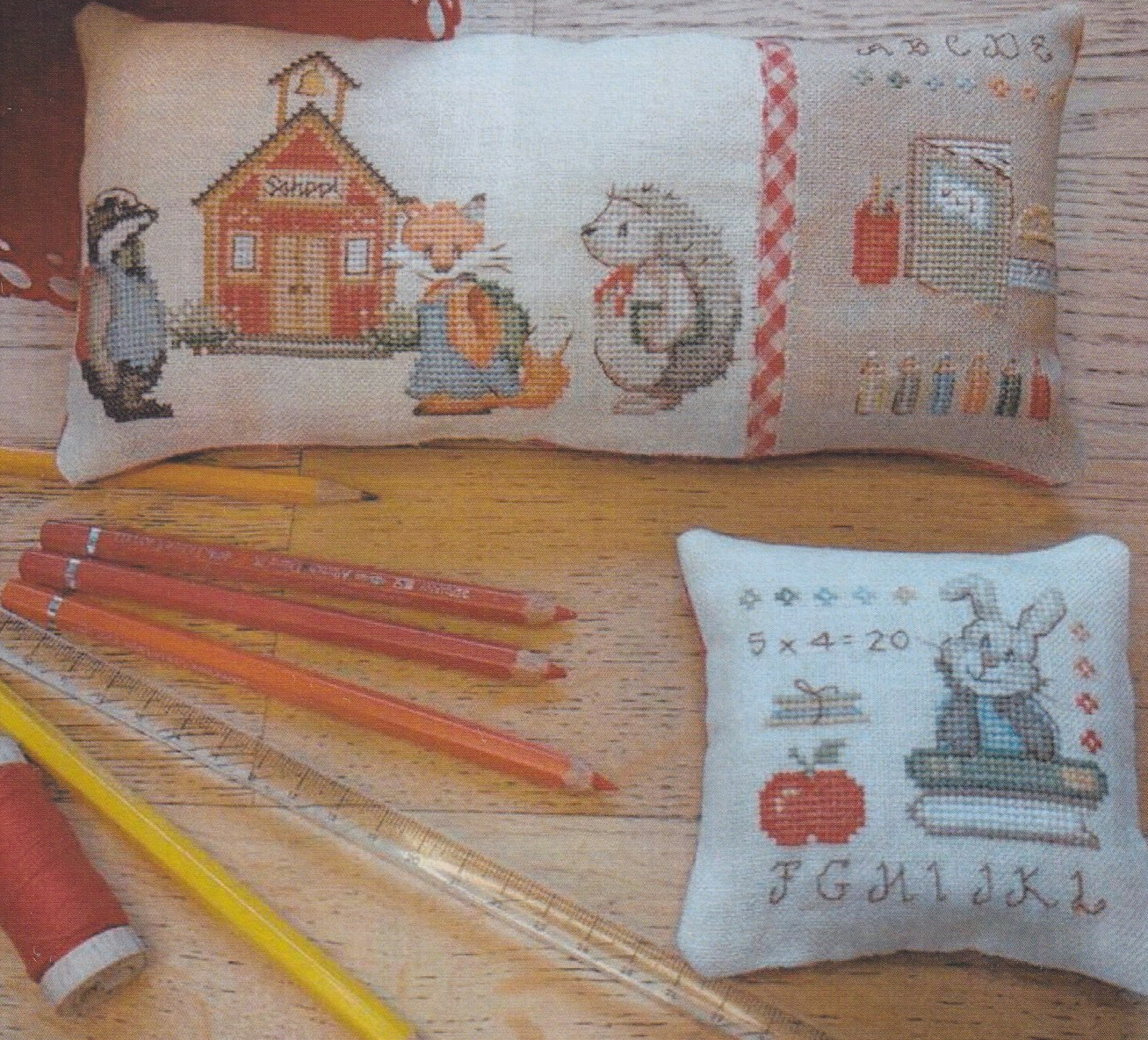 Vado A Scuola - I Go To School - Cross Stitch Pattern