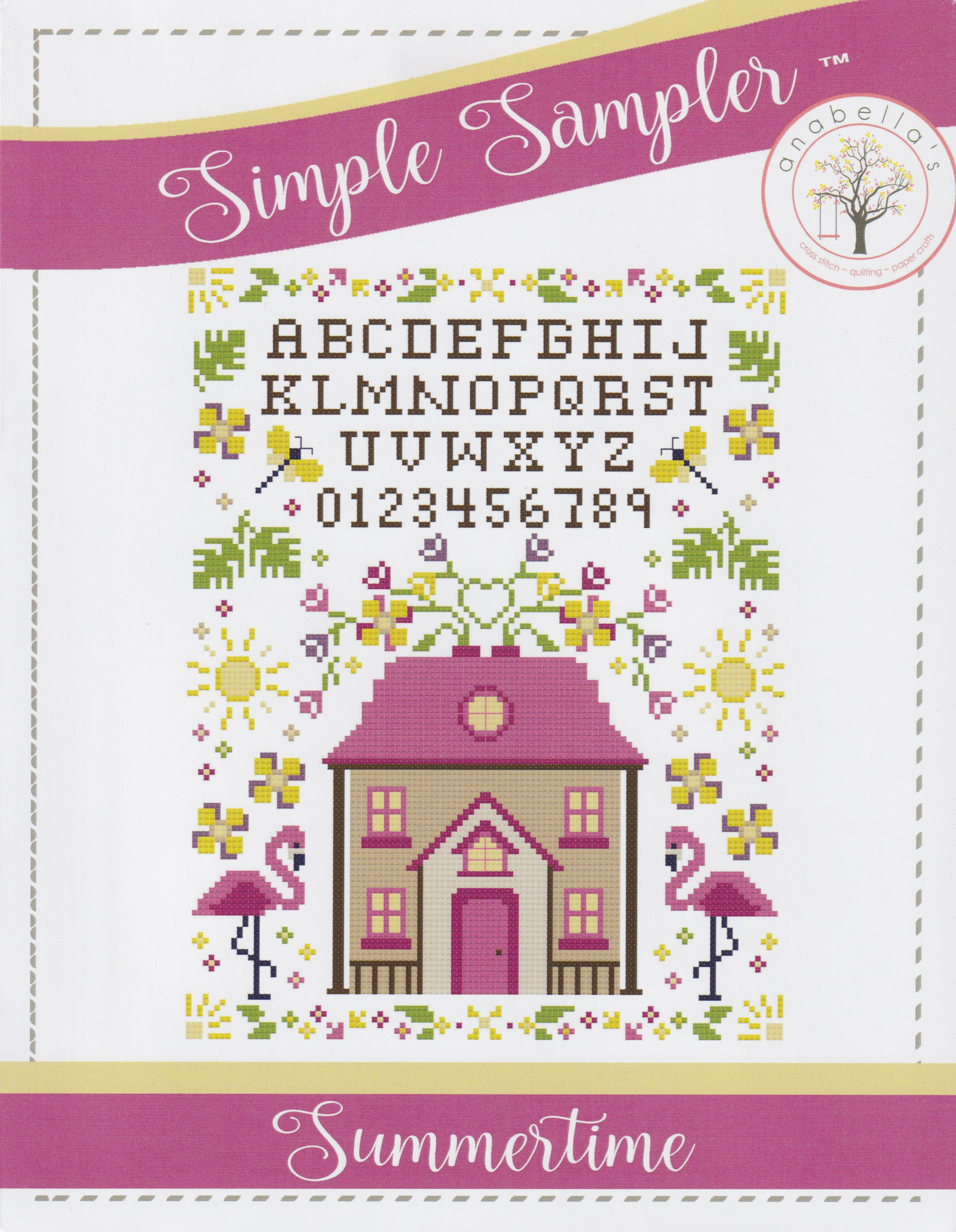 Simple Sampler Summertime - Cross Stitch Pattern