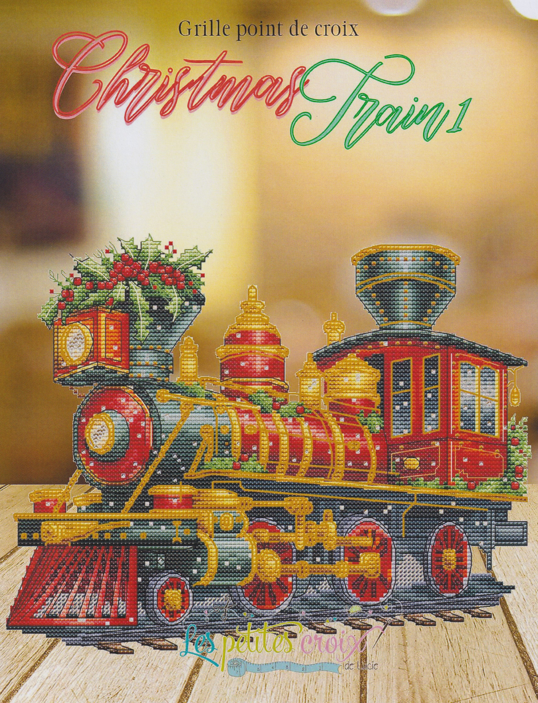 Christmas Train 1 - Cross Stitch Pattern