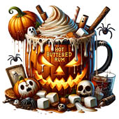 Hot Buttered Rum - Halloween Needle Minder