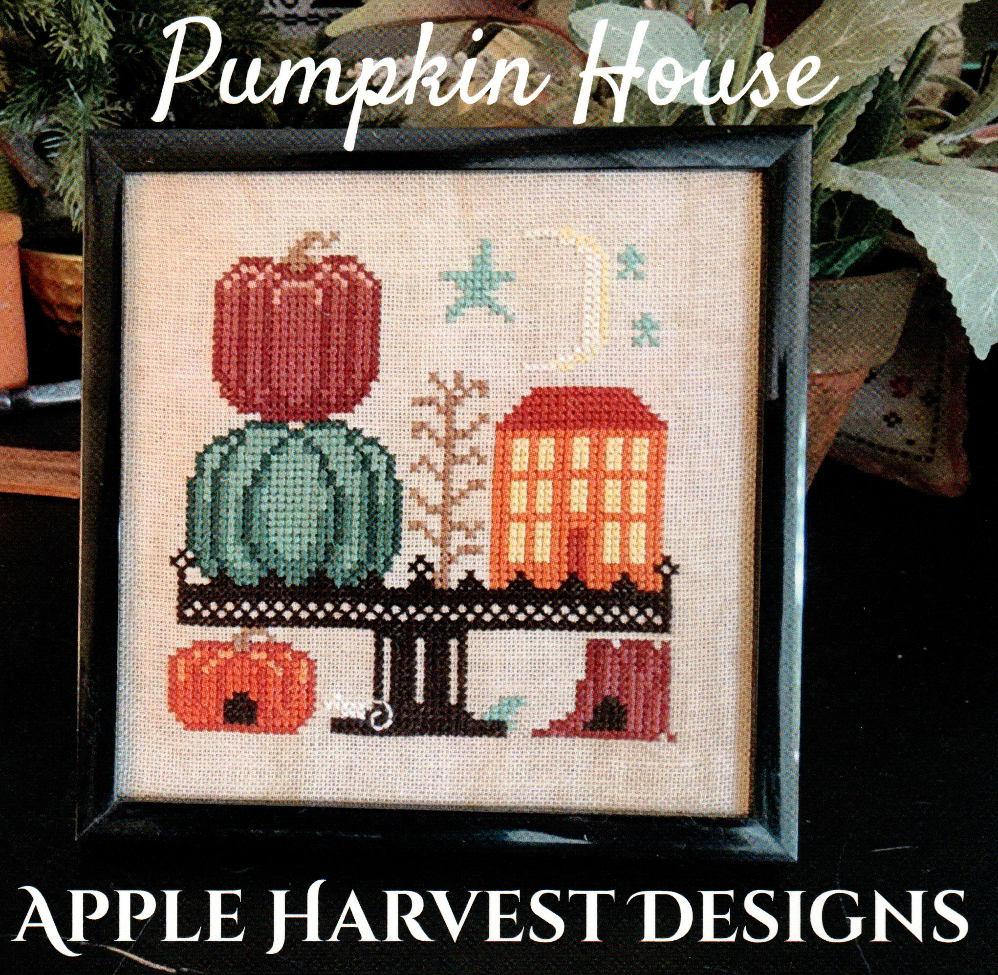 Pumpkin House - Cross Stitch Pattern