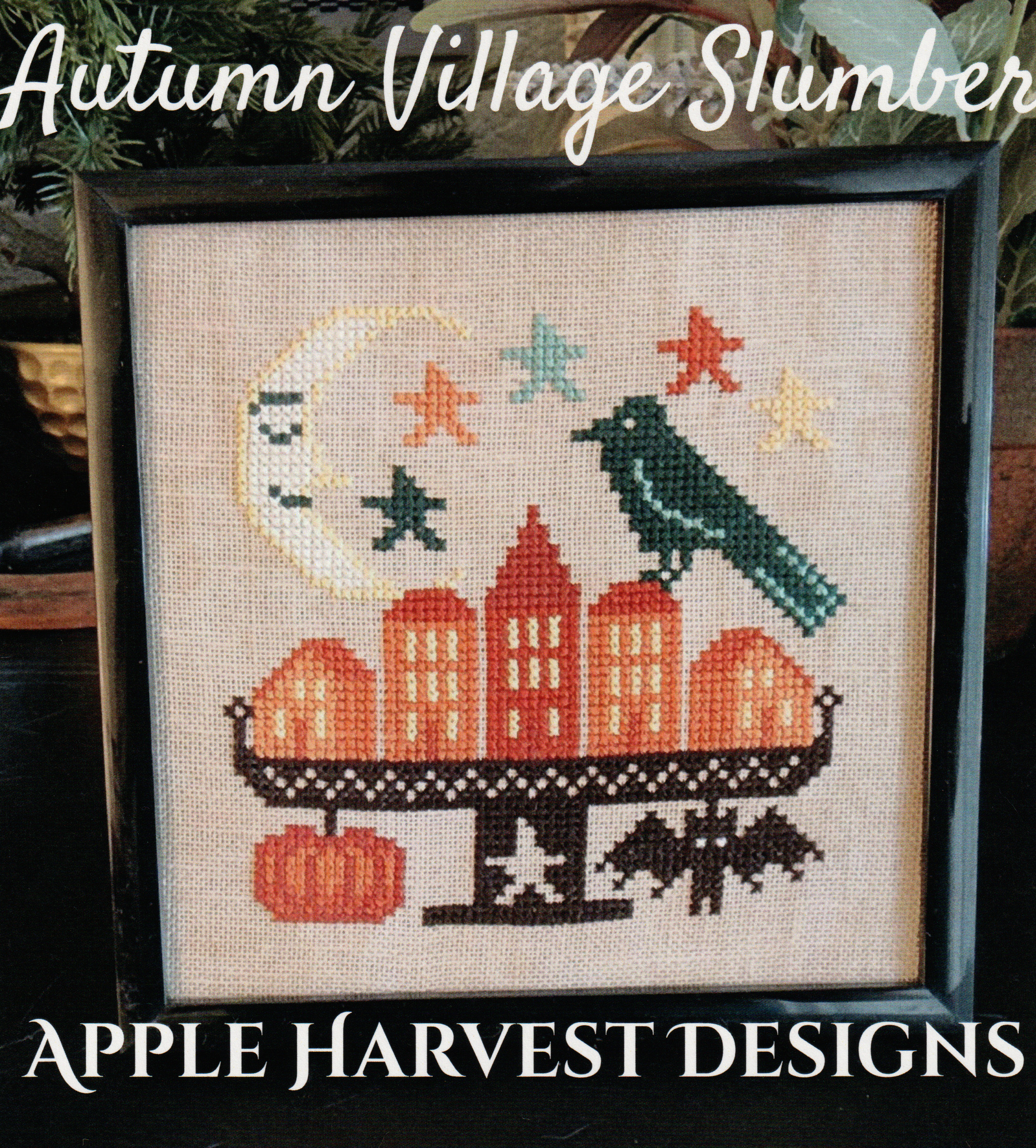Autumn Village Slumber - Cross Stitch Pattern