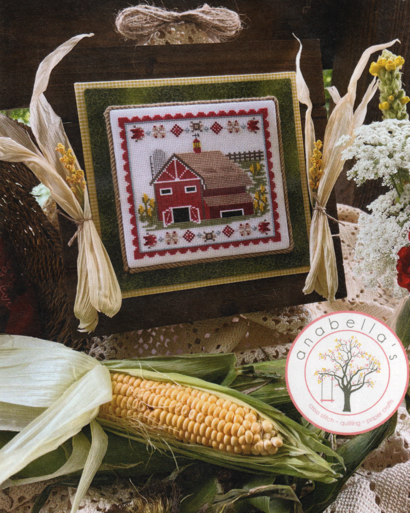 Monthly Barn- August Barn - Cross Stitch Pattern