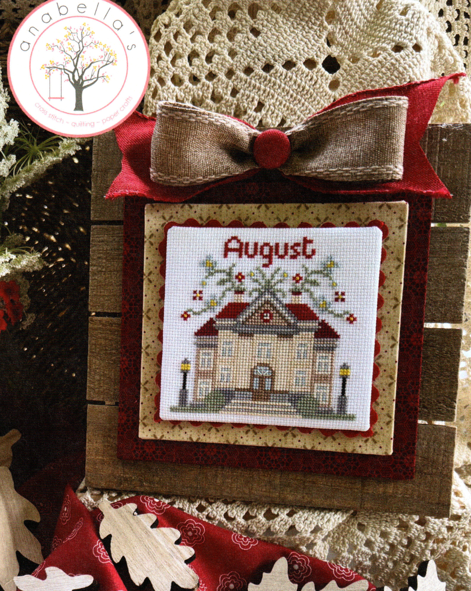 August Tiny House - Cross Stitch Pattern