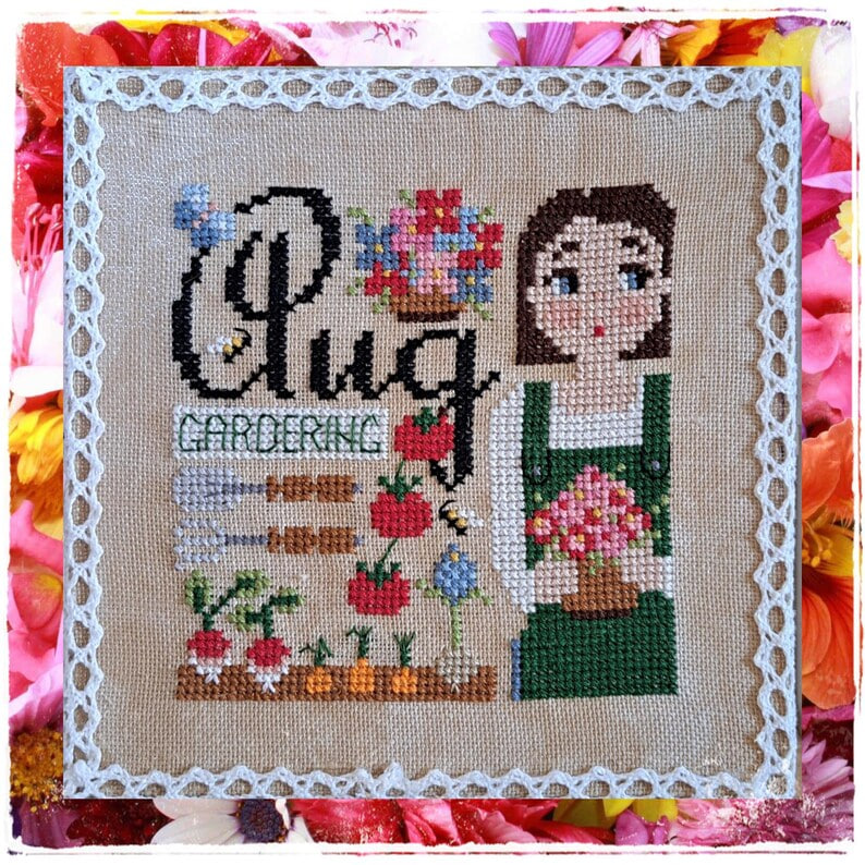August - Happy Hobby Month - Cross Stitch Pattern