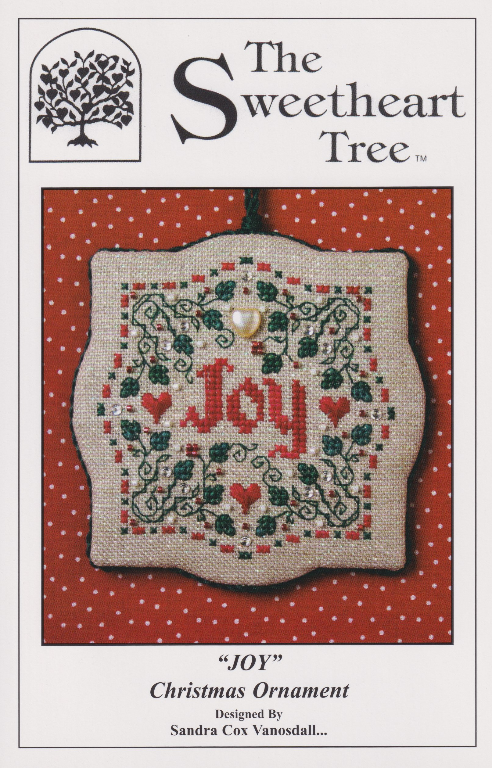 Joy Christmas Ornament - Cross Stitch Pattern