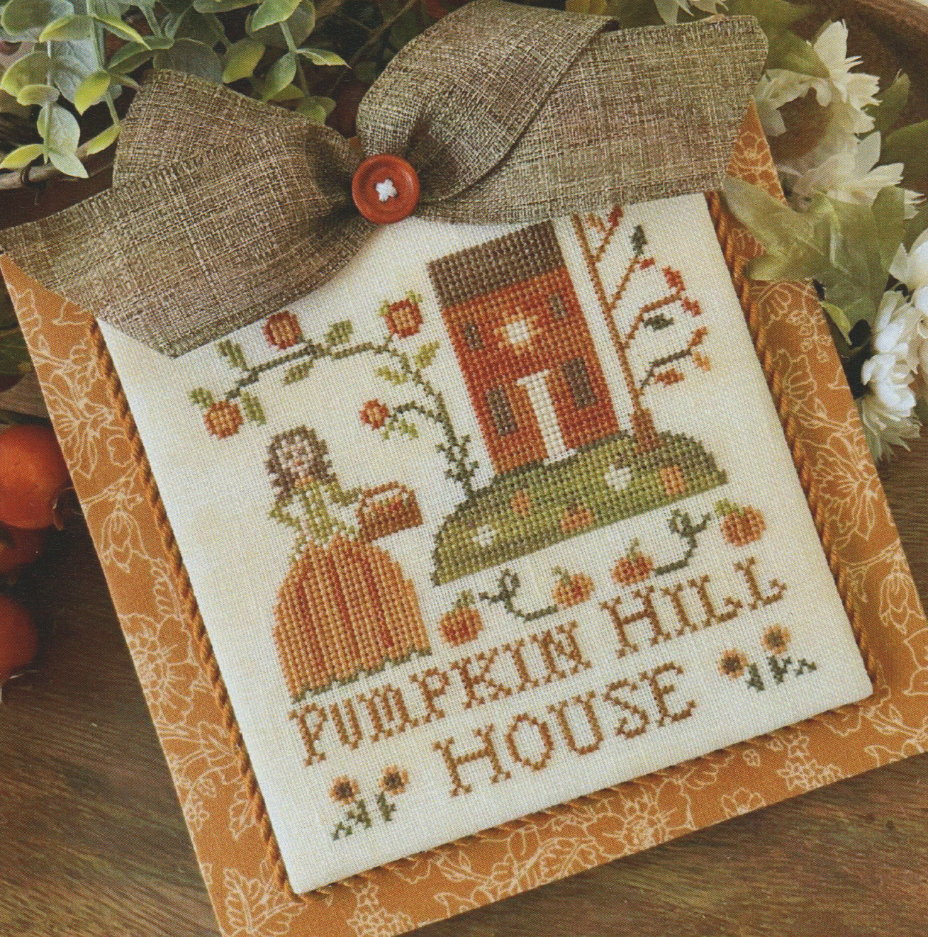 Pumpkin Hill House - Cross Stitch Pattern