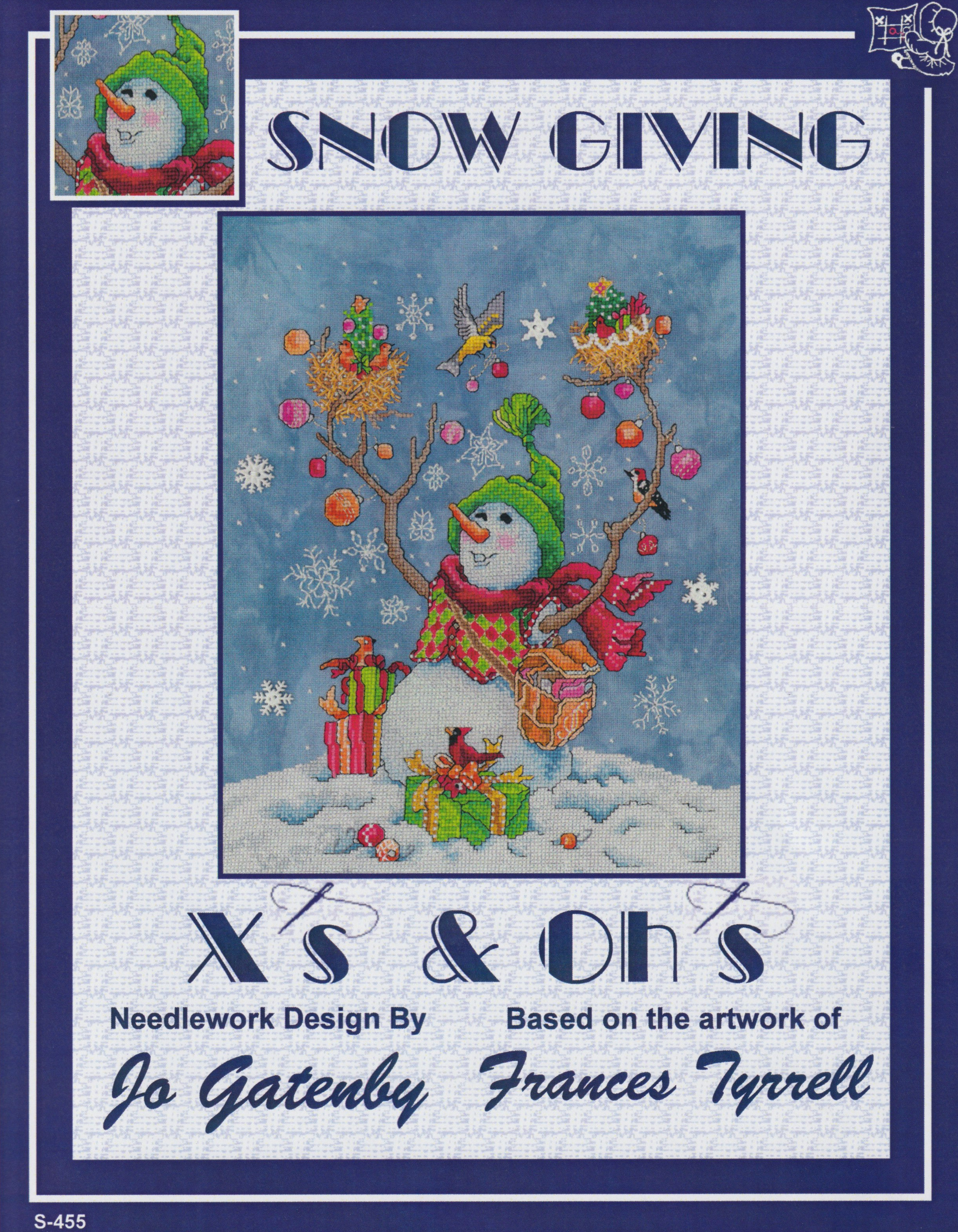 Snow Giving - Christmas Cross Stitch Pattern