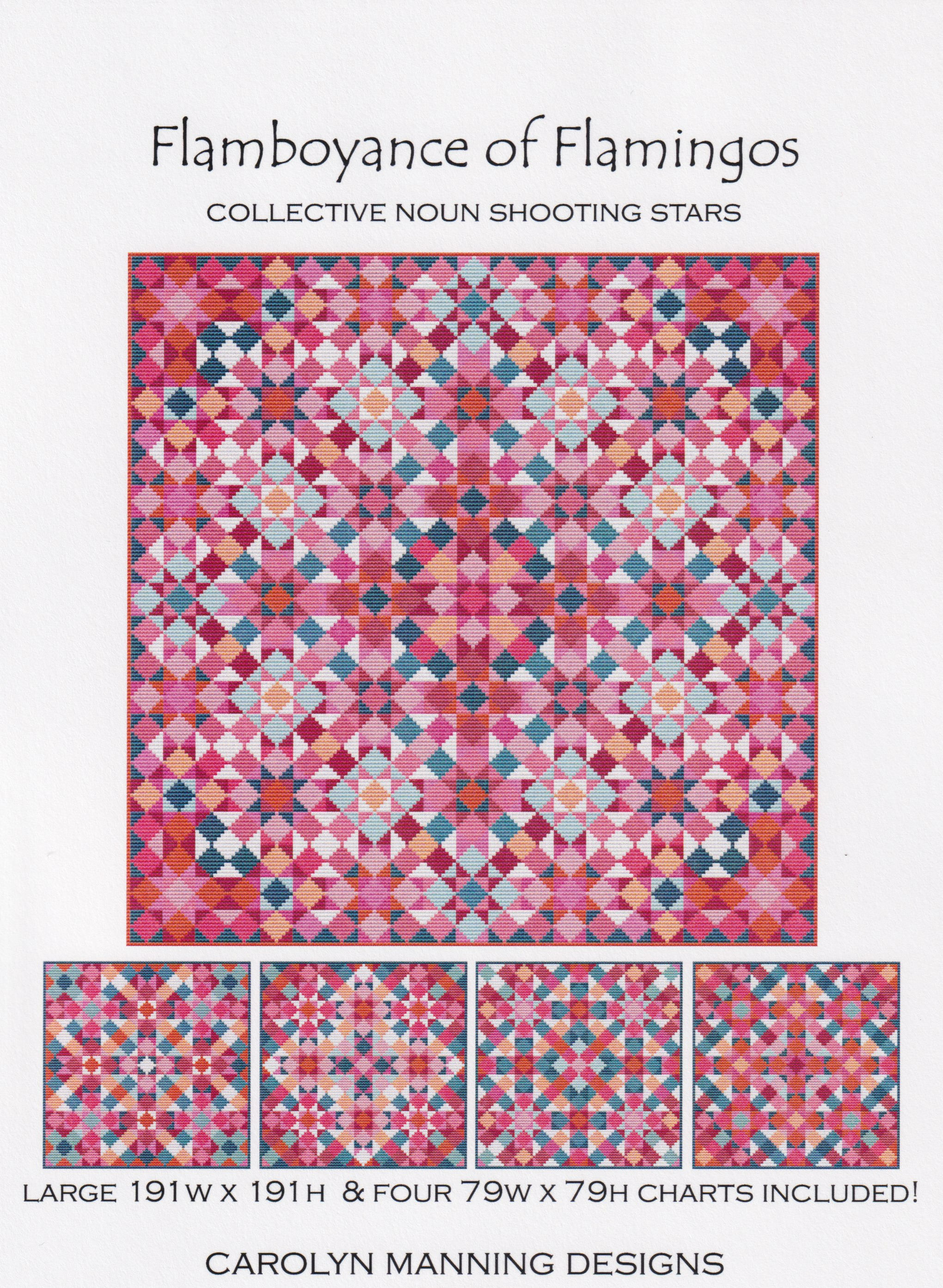 Flamboyance Of Flamingos - Cross Stitch Pattern