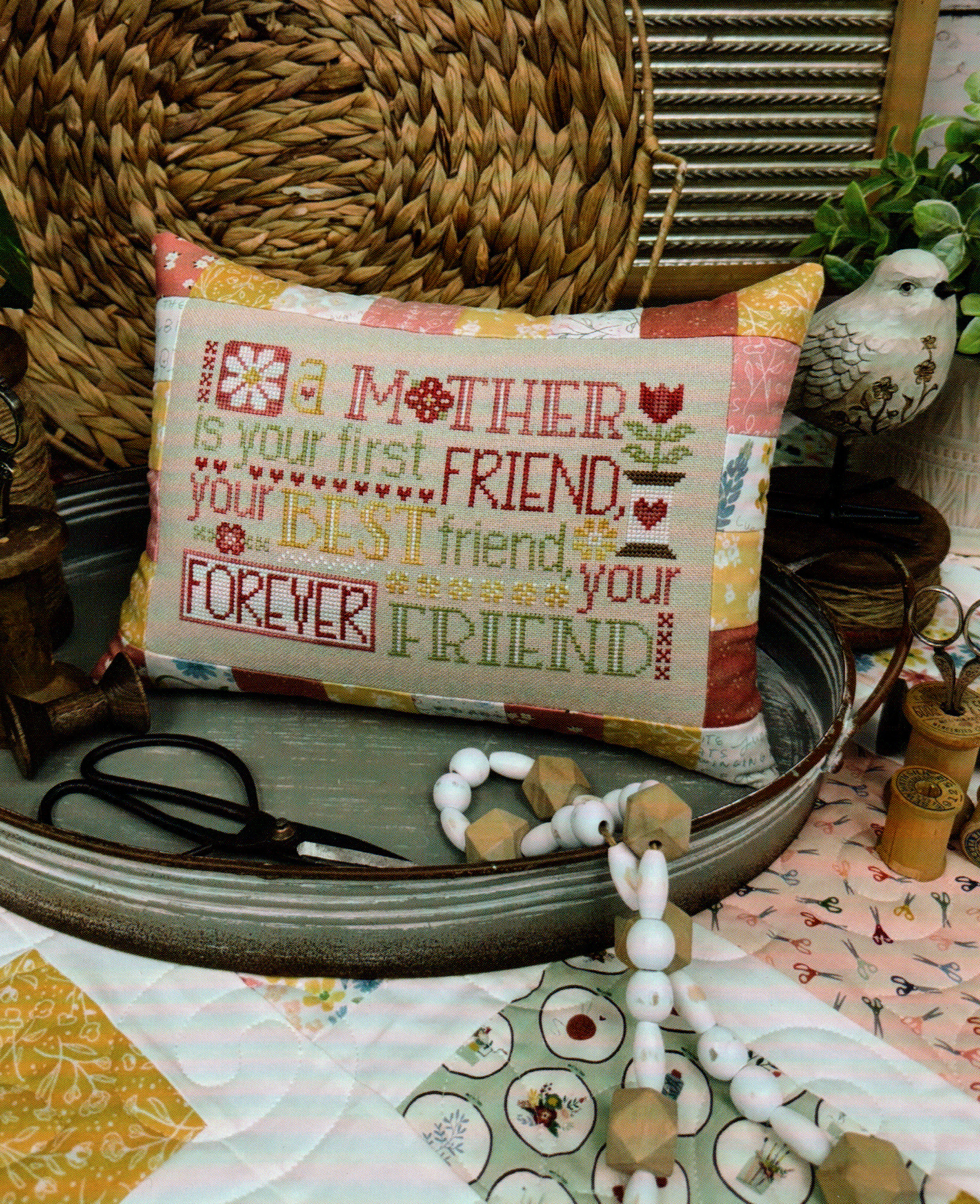 Mother Is... - Cross Stitch Pattern