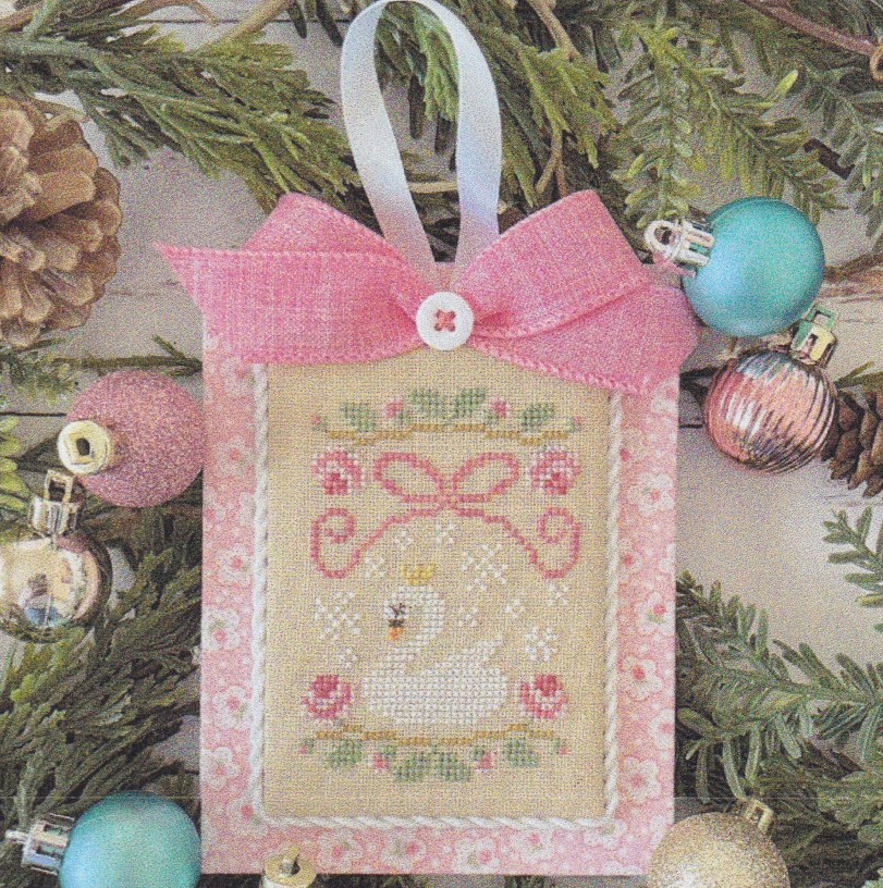Pastel Collection 10 Christmas Swan - Cross Stitch Pattern