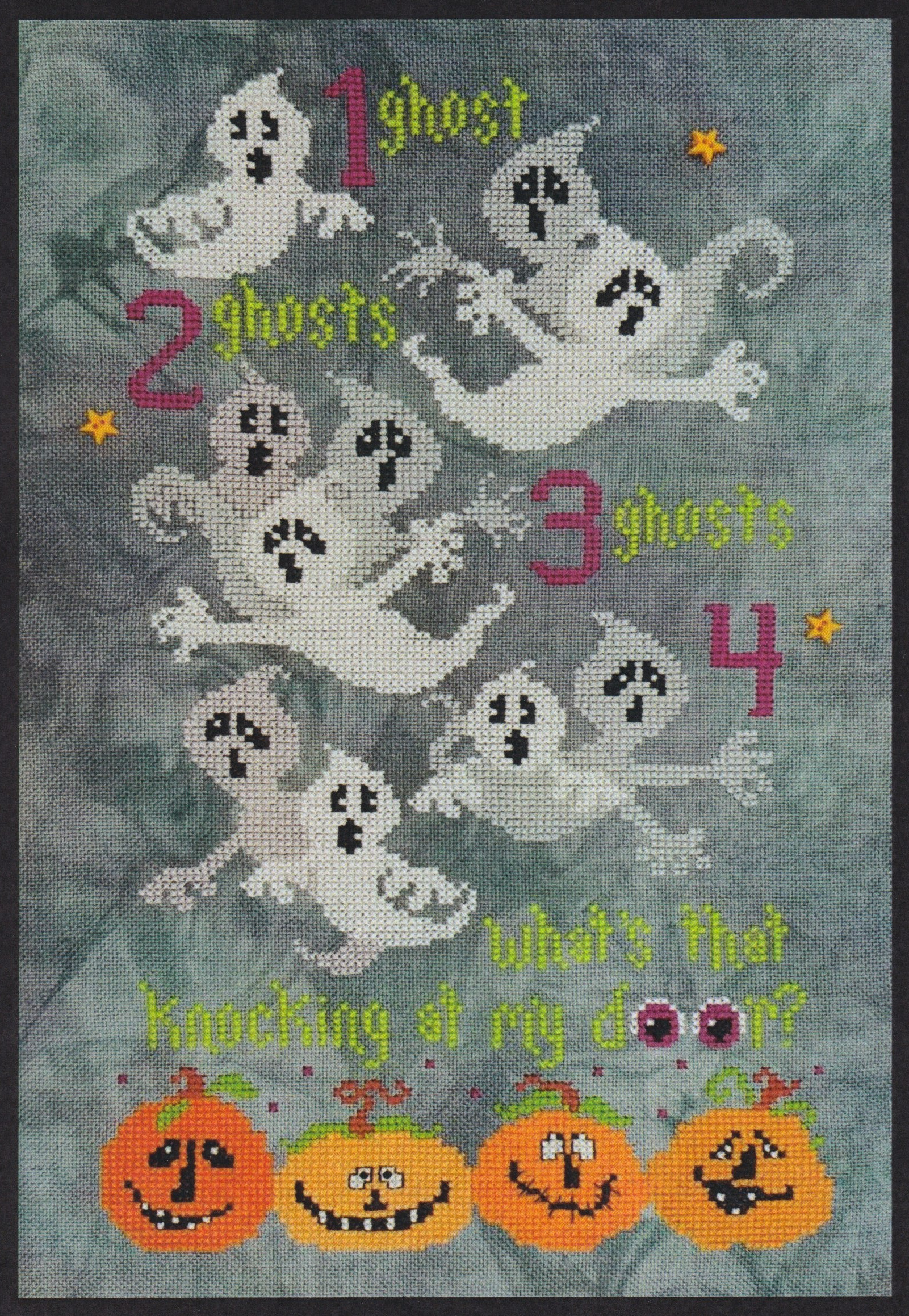 What's That Knocking At My Door? - Halloween Pattern