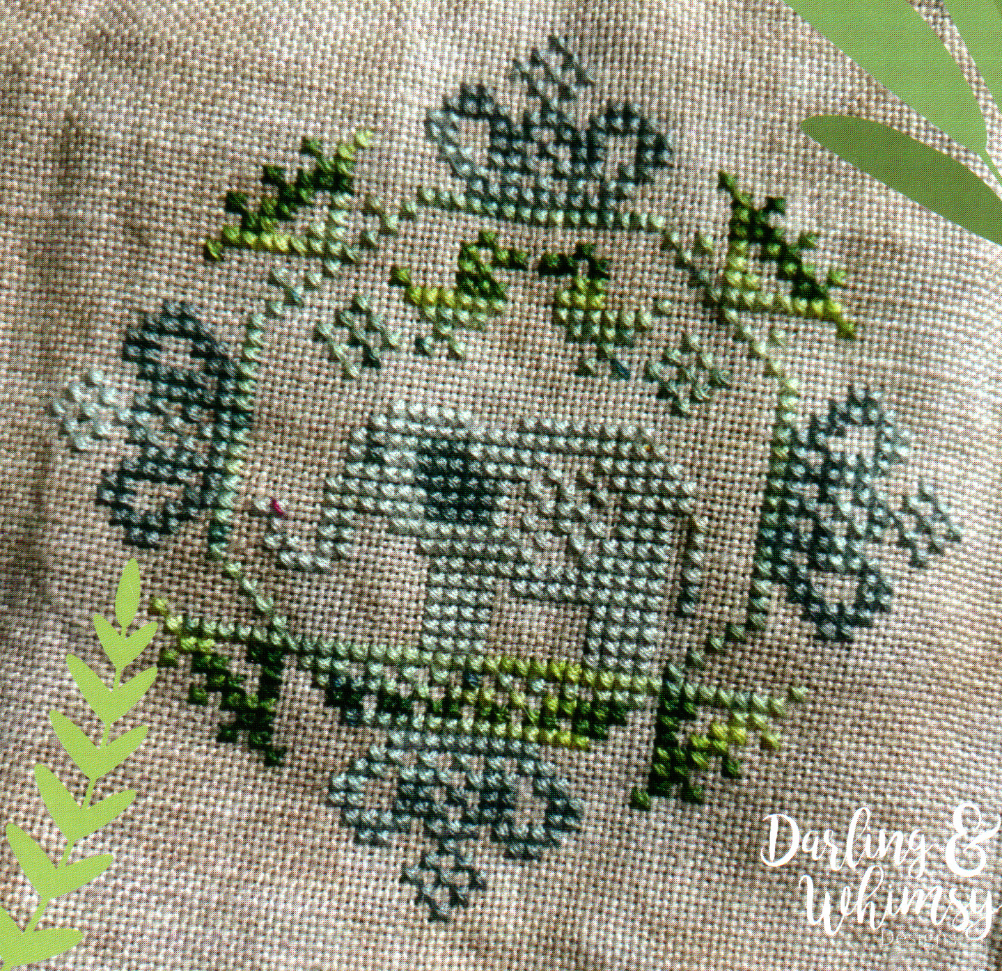 Quirky Quaker Elephant - Cross Stitch Pattern