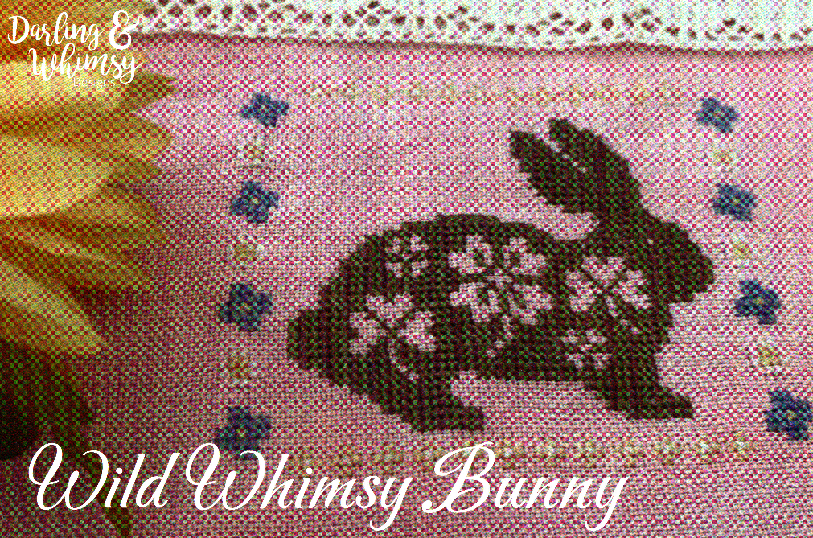 Wild Whimsy Bunny - Cross Stitch Pattern