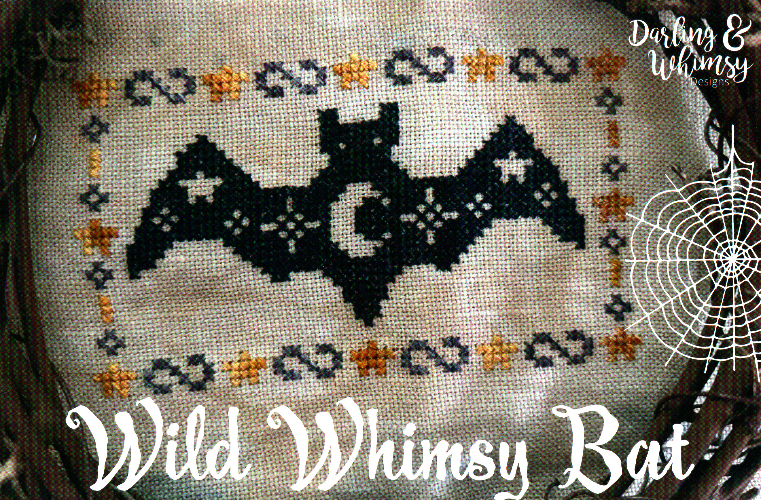 Wild Whimsy Bat - Cross Stitch Pattern
