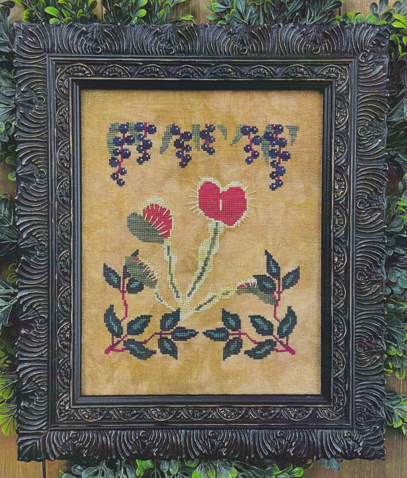 Botanical Study 2 - Venus FlyTrap - Cross Stitch Pattern