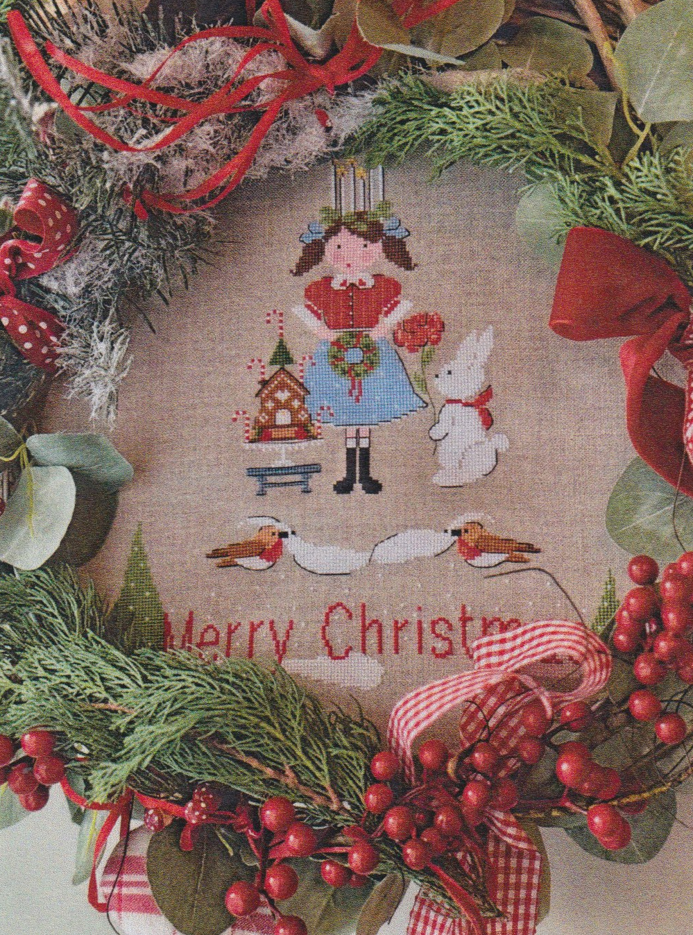 Il Richiamo Del Pettirosso - Christmas Cross Stitch Pattern