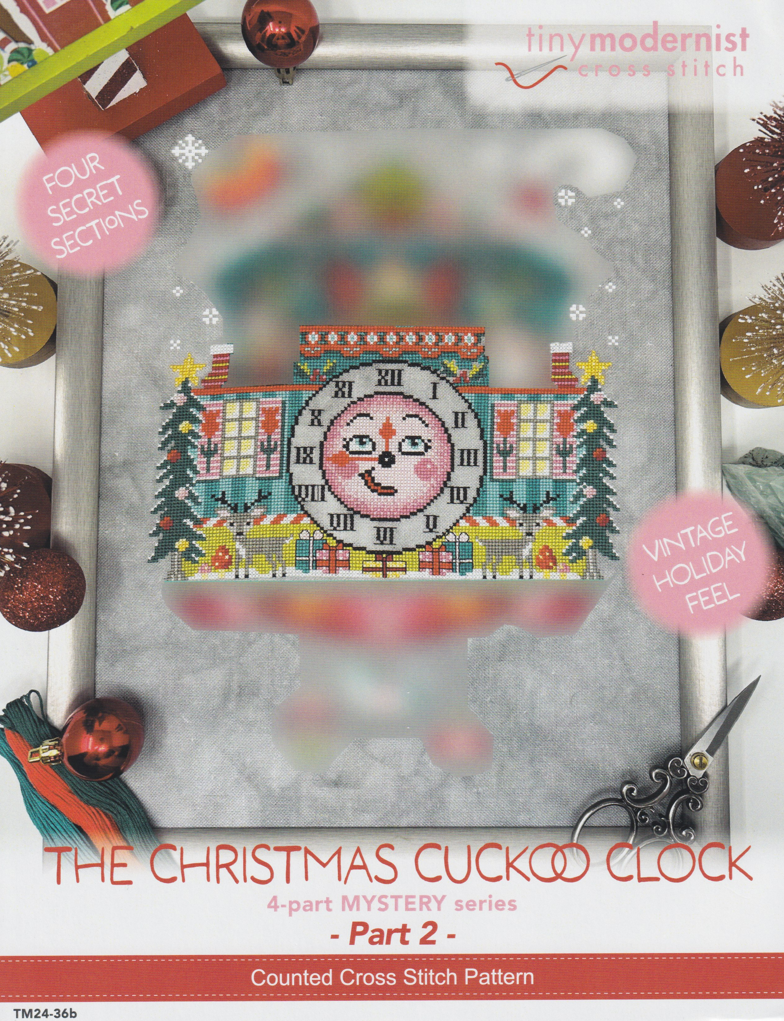 Christmas Cuckoo Clock 2 - Cross Stitch Pattern