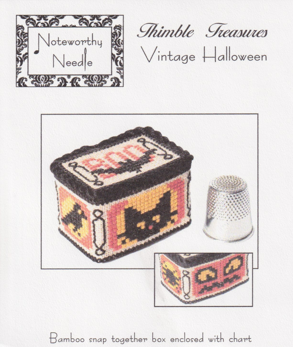 Vintage Halloween Box - Cross Stitch Pattern
