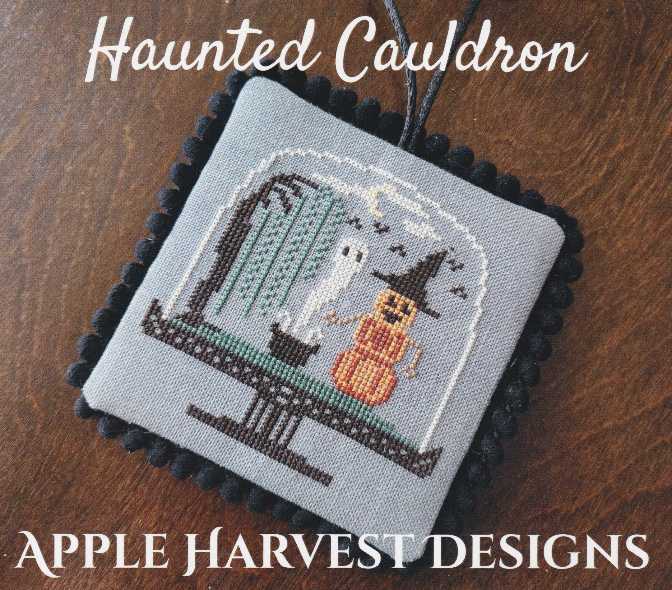 Haunted Cauldron - Halloween Cross Stitch Pattern
