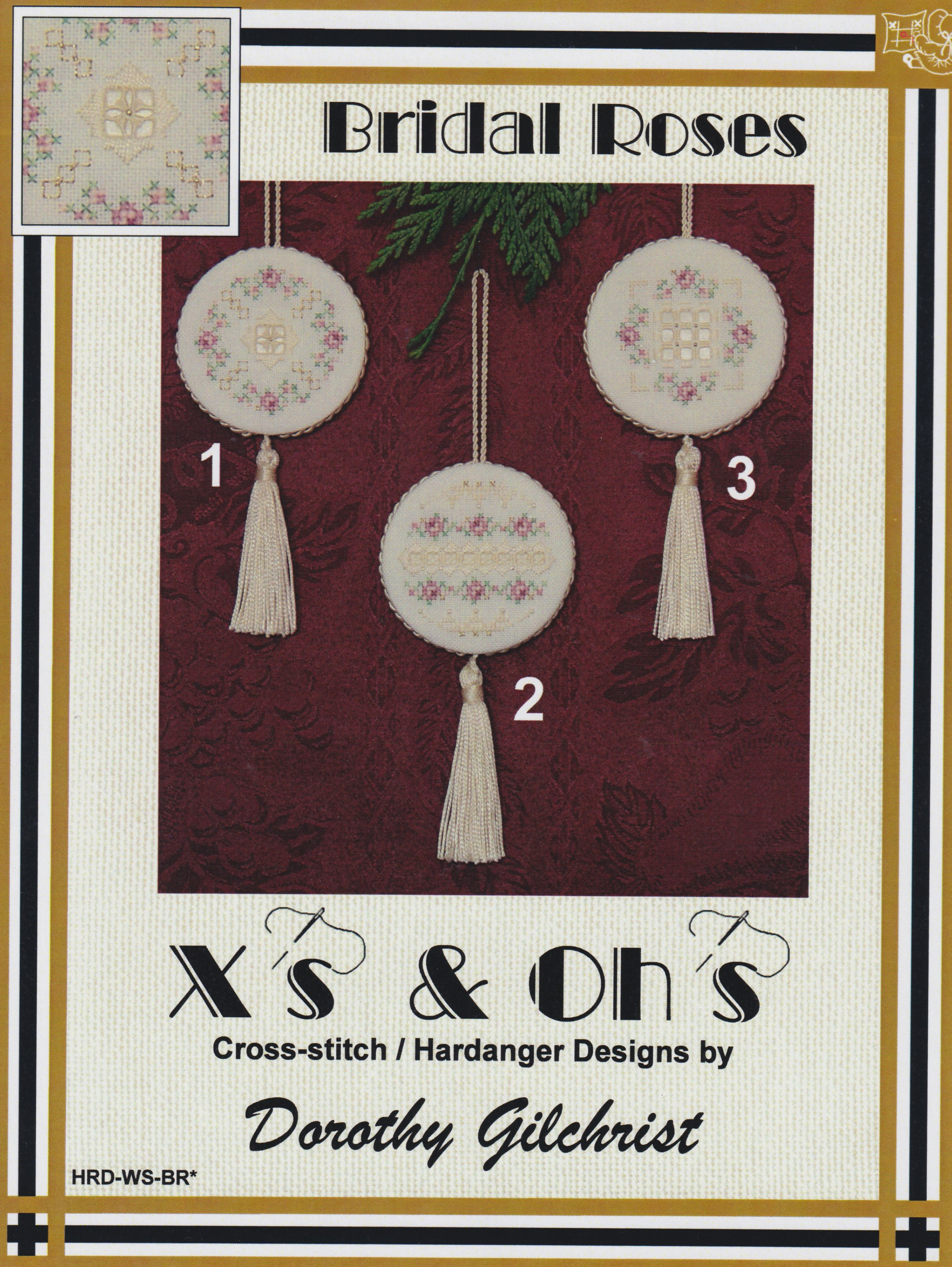 Bridal Roses - Christmas Cross Stitch Pattern