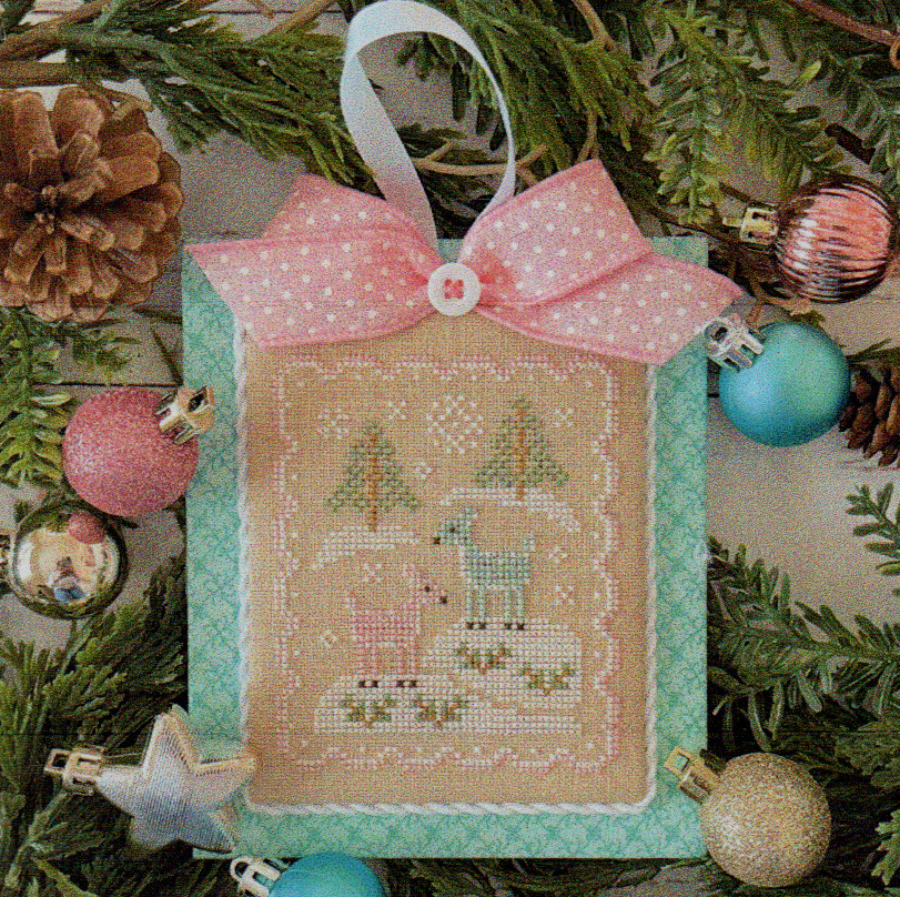 Pastel Collection 11 - Christmas Deer - Cross Stitch Pattern