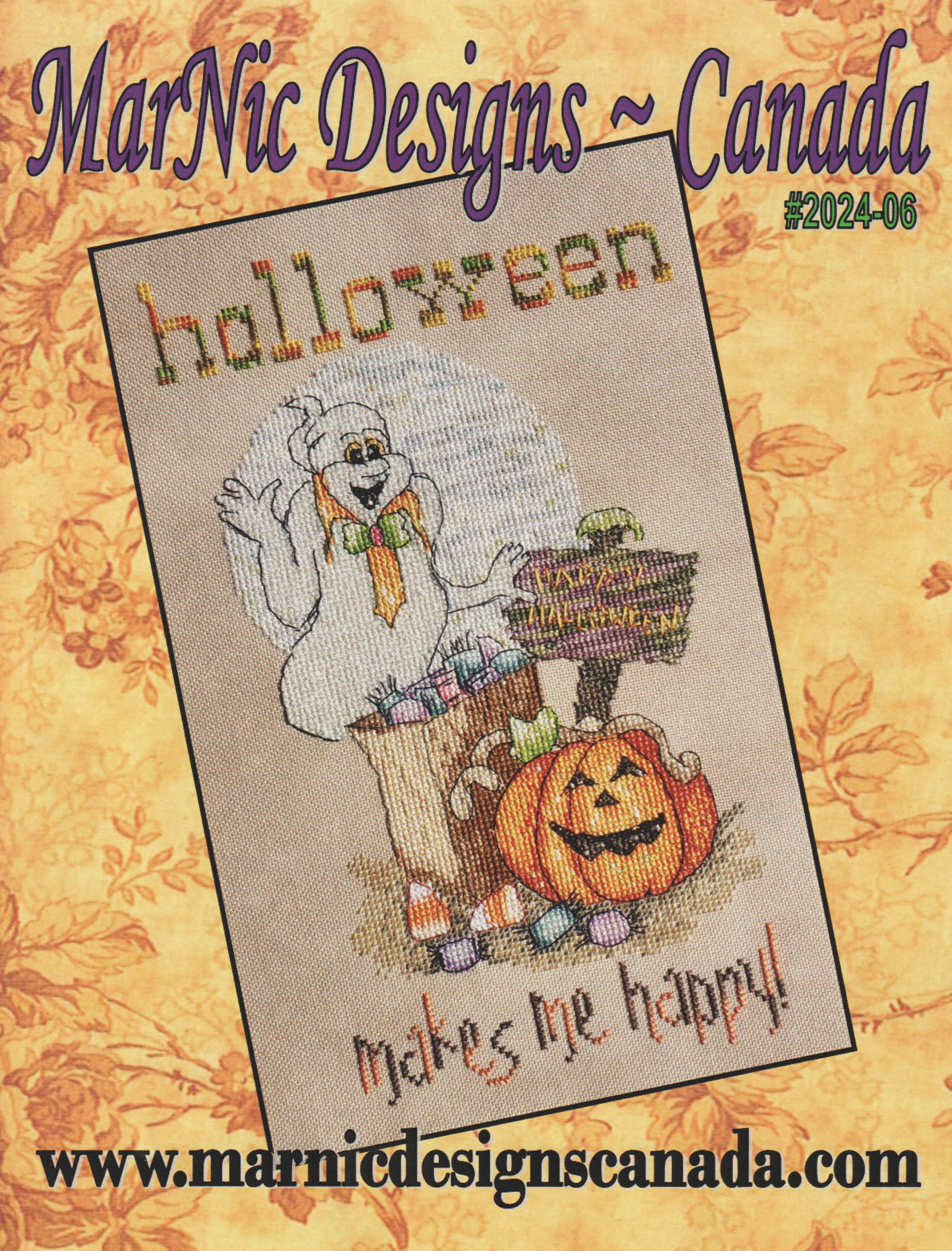 Halloween Makes Me Happy - Cross Stitch Pattern