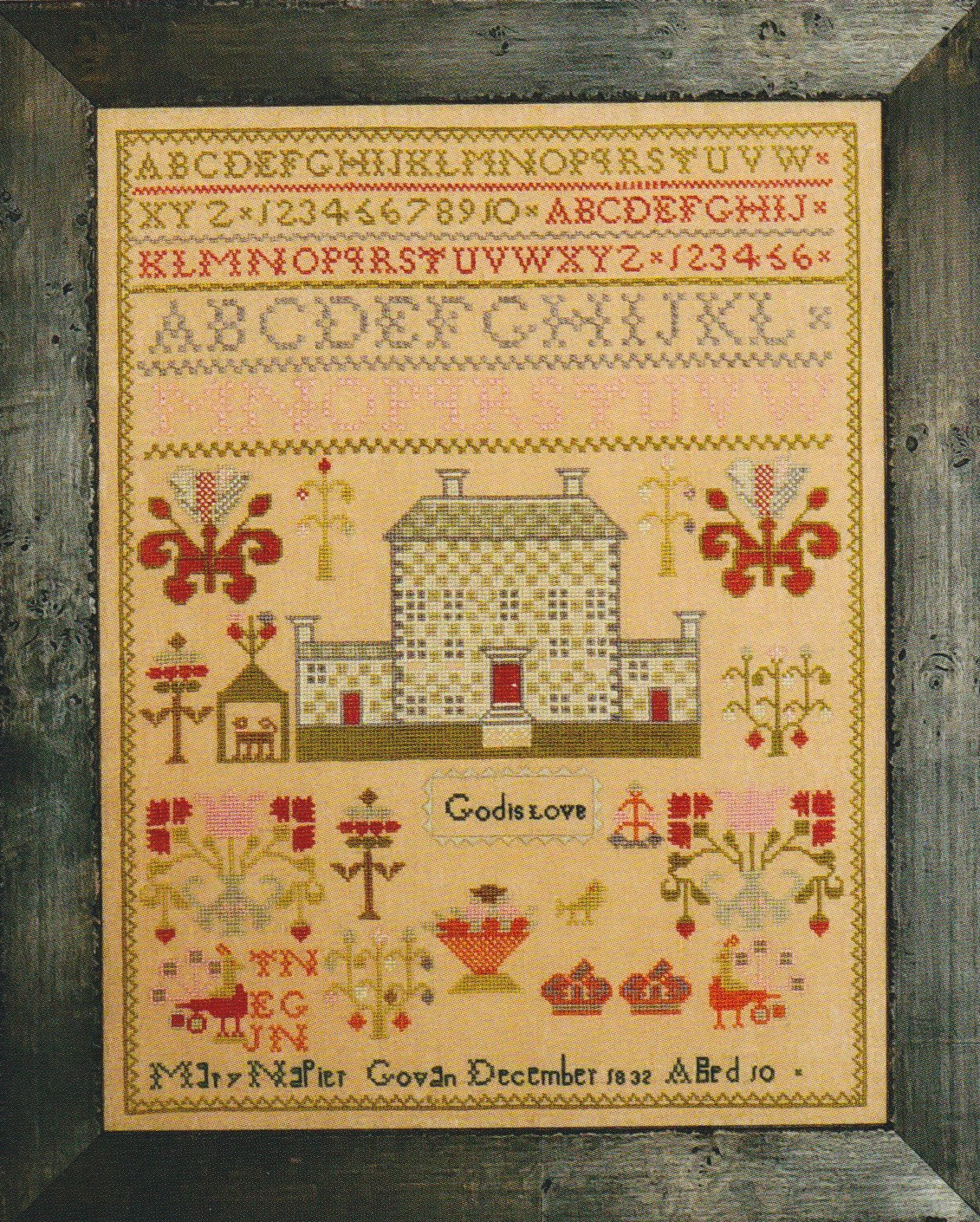Mary Napier 1832 - Cross Stitch Pattern