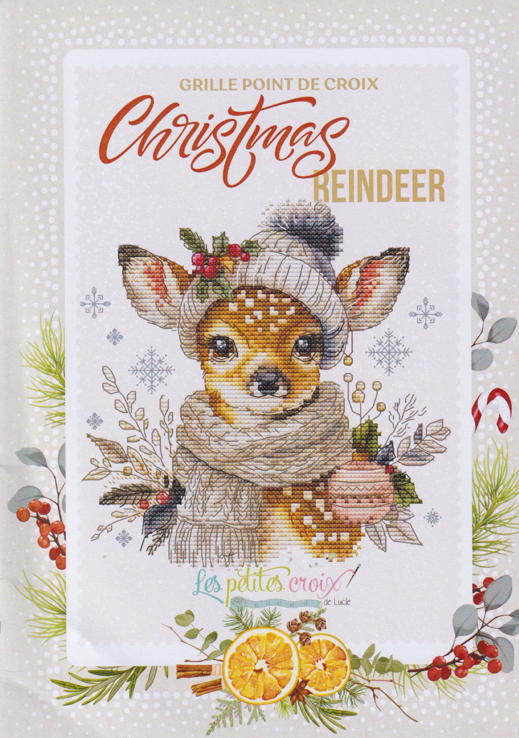 Christmas Reindeer - Cross Stitch Pattern
