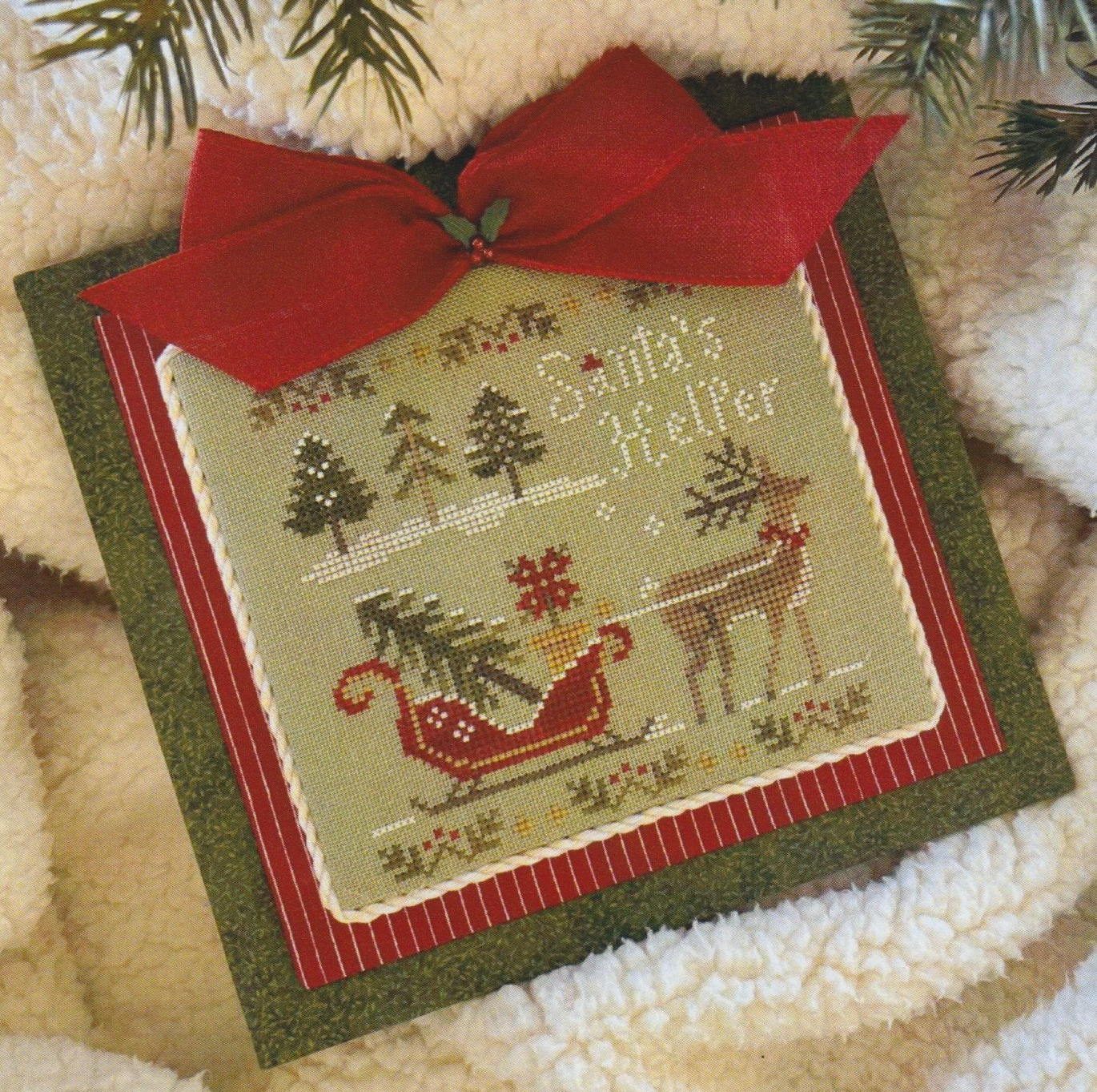 Santa's Helper - Christmas Cross Stitch Pattern